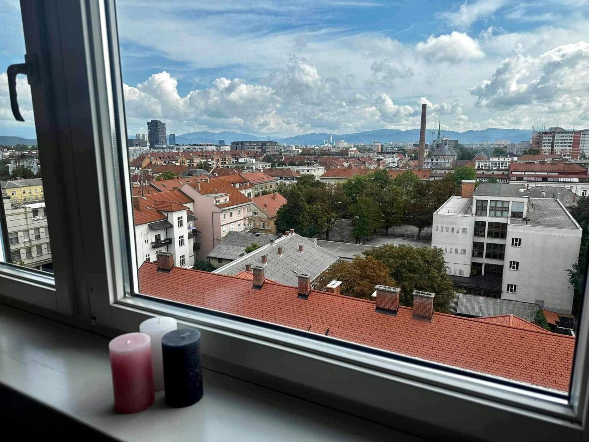 شقة Ljubljana Center With A Castle View, Parking المظهر الخارجي الصورة
